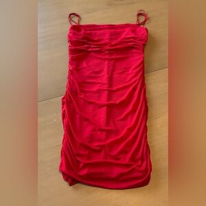 Garage Vibrant Red Mini Dress